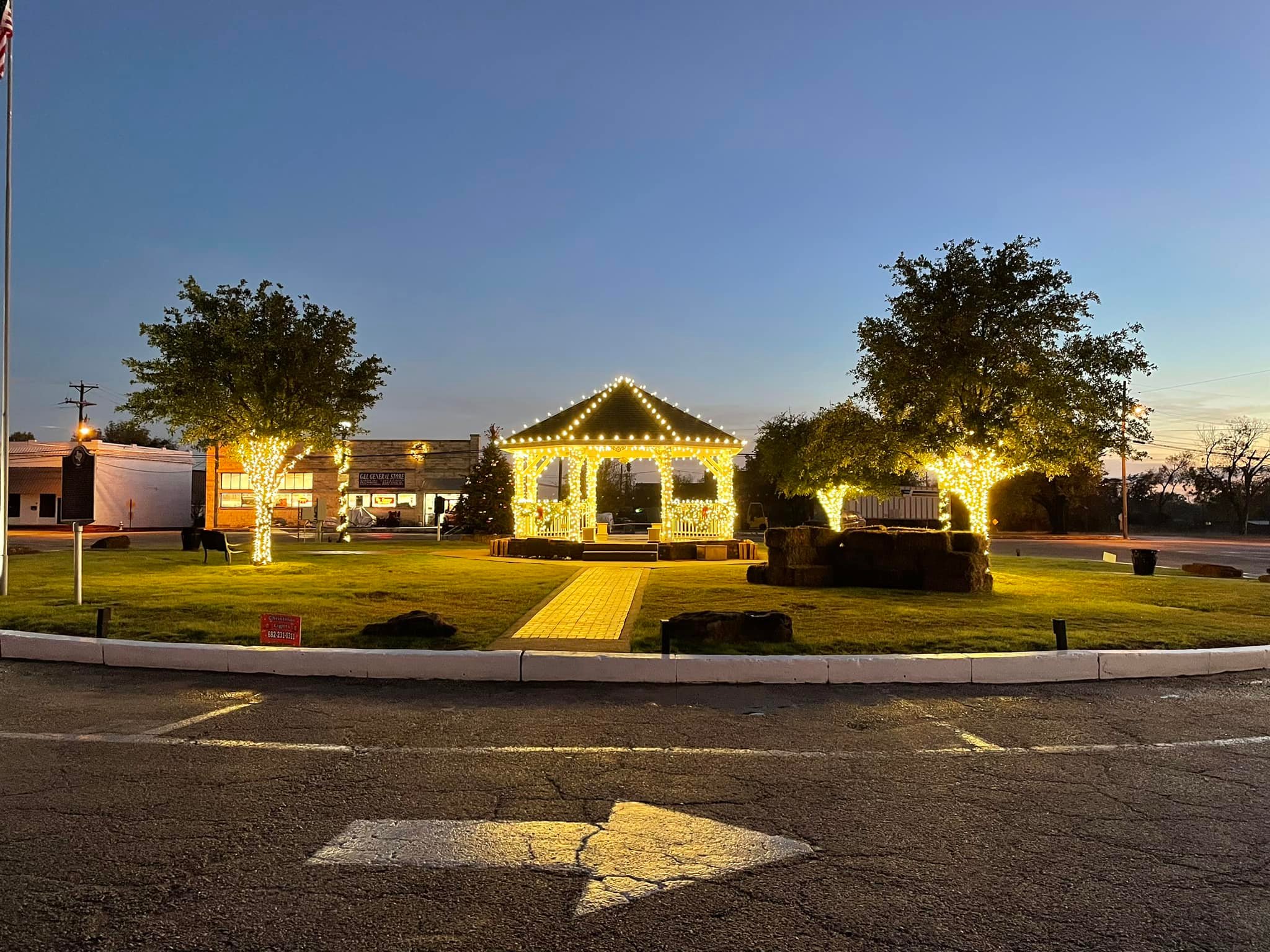 gazebo with lights image